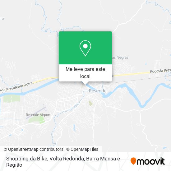 Shopping da Bike mapa