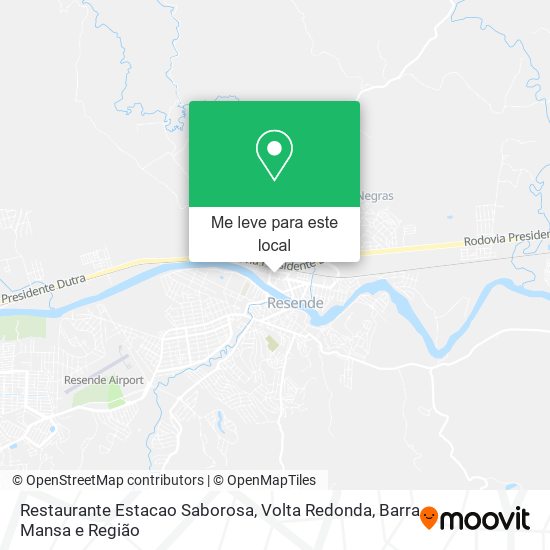 Restaurante Estacao Saborosa mapa