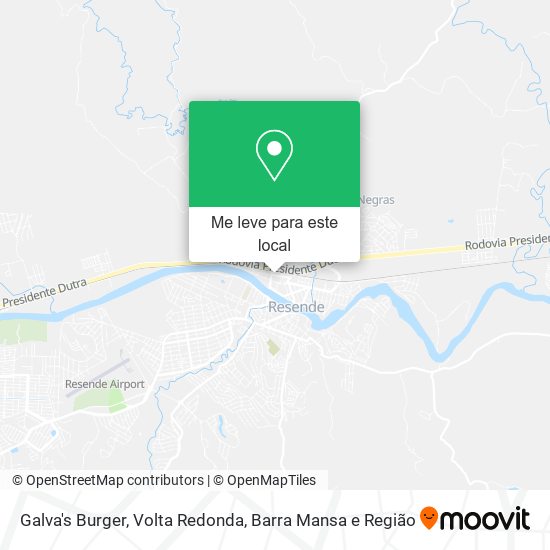 Galva's Burger mapa