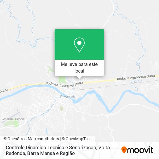 Controle Dinamico Tecnica e Sonorizacao mapa