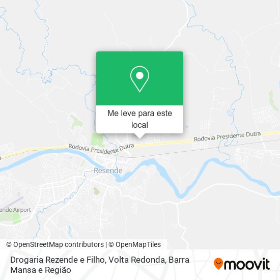 Drogaria Rezende e Filho mapa