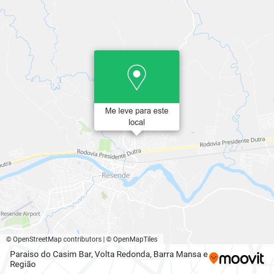 Paraiso do Casim Bar mapa