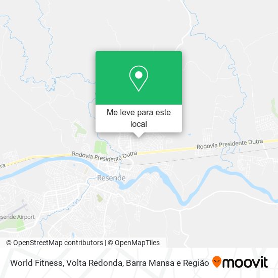 World Fitness mapa