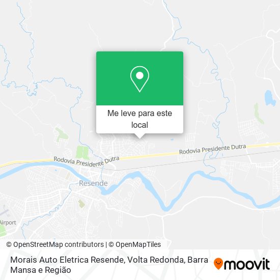 Morais Auto Eletrica Resende mapa