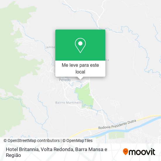 Hotel Britannia mapa