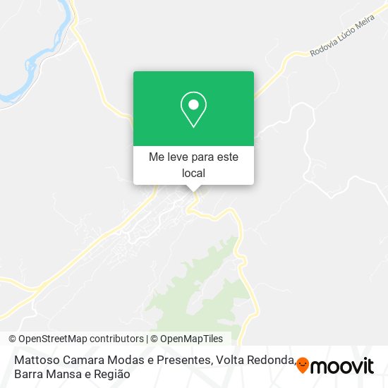 Mattoso Camara Modas e Presentes mapa