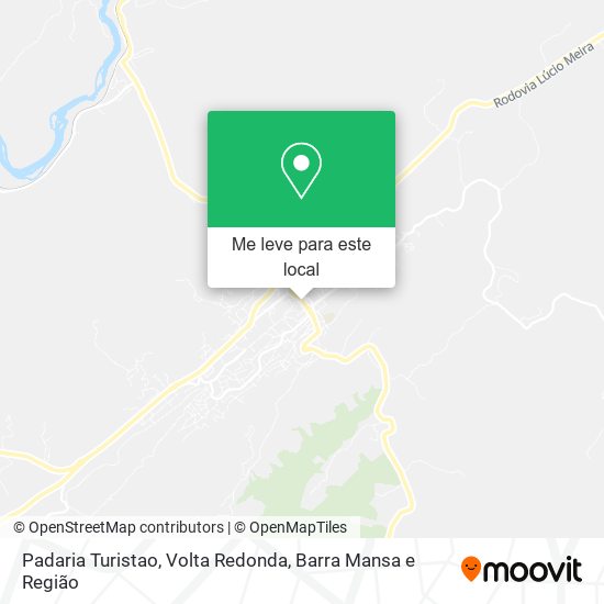 Padaria Turistao mapa