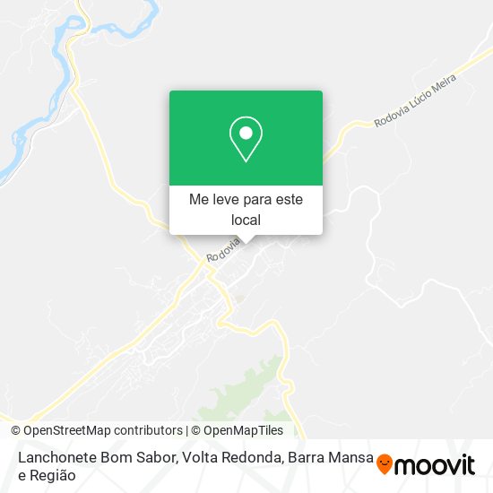 Lanchonete Bom Sabor mapa