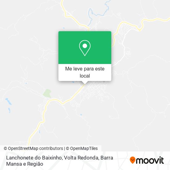 Lanchonete do Baixinho mapa