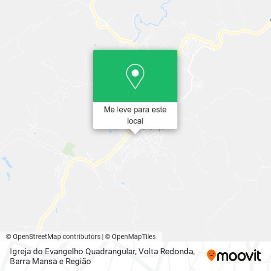 Igreja do Evangelho Quadrangular mapa