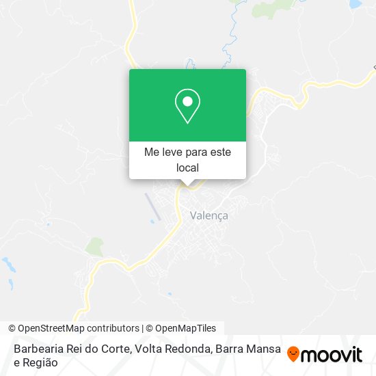 Barbearia Rei do Corte mapa