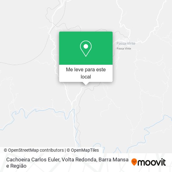Cachoeira Carlos Euler mapa