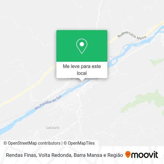 Rendas Finas mapa