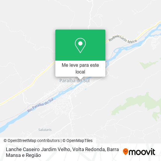 Lanche Caseiro Jardim Velho mapa