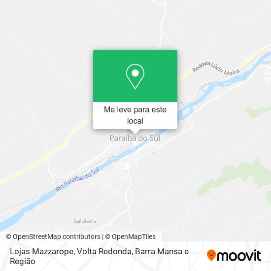 Lojas Mazzarope mapa
