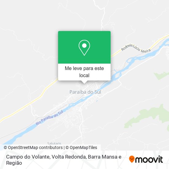 Campo do Volante mapa