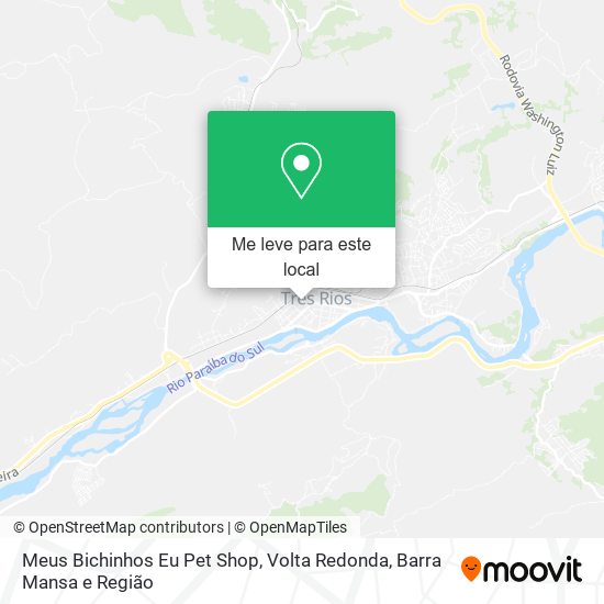 Meus Bichinhos Eu Pet Shop mapa