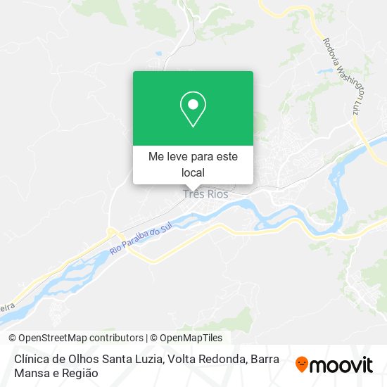Clínica de Olhos Santa Luzia mapa