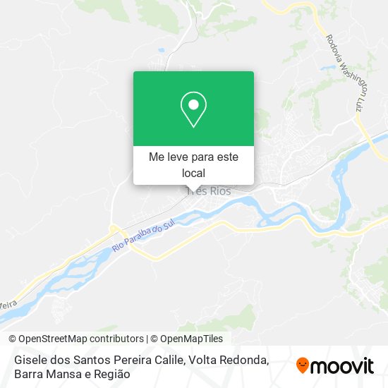 Gisele dos Santos Pereira Calile mapa