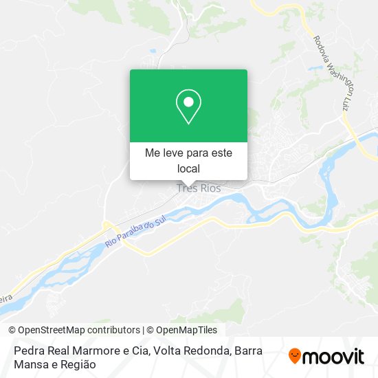Pedra Real Marmore e Cia mapa