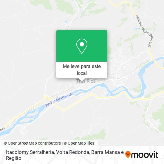 Itacolomy Serralheria mapa