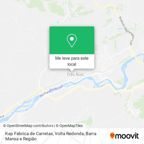 Kap Fabrica de Carretas mapa