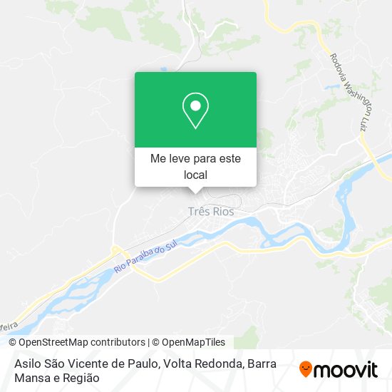 Asilo São Vicente de Paulo mapa