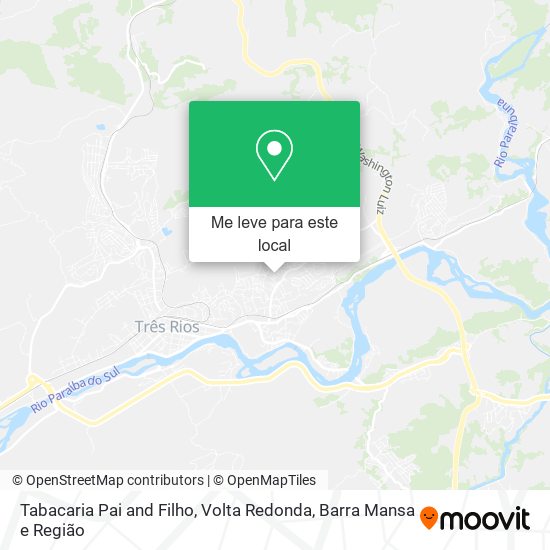 Tabacaria Pai and Filho mapa