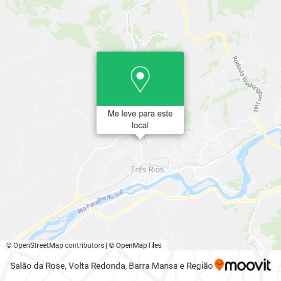 Salão da Rose mapa