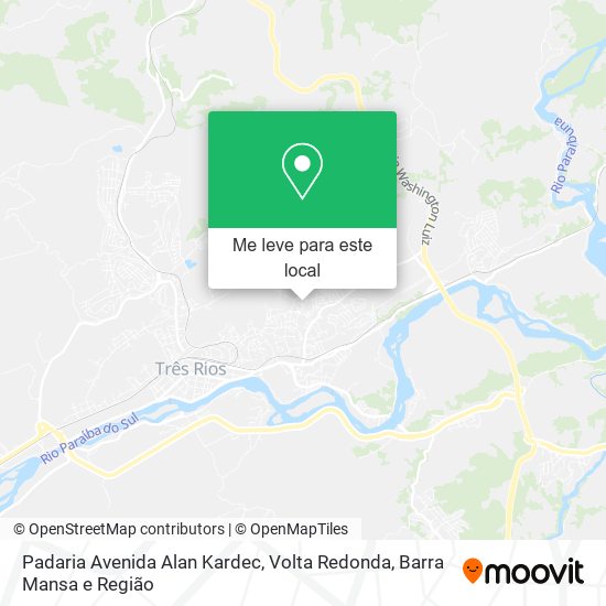 Padaria Avenida Alan Kardec mapa