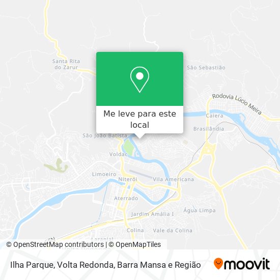 Ilha Parque mapa