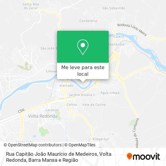 Rua Capitão João Maurício de Medeiros mapa