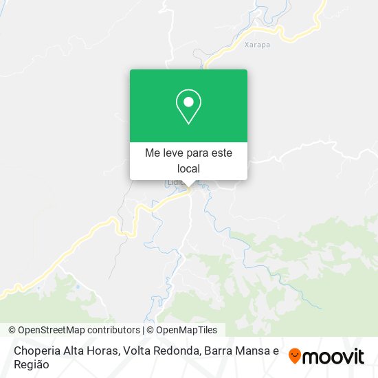 Choperia Alta Horas mapa