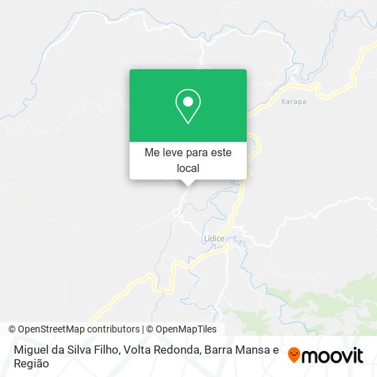 Miguel da Silva Filho mapa