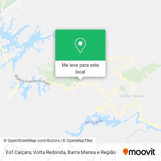 Esf Caiçara mapa