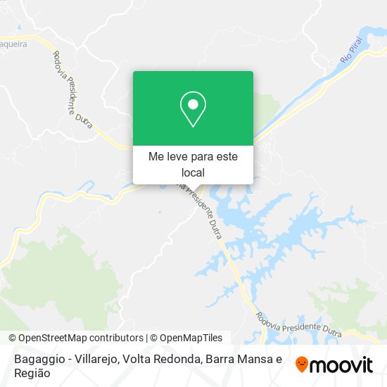 Bagaggio - Villarejo mapa