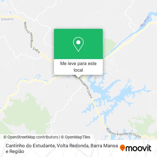 Cantinho do Estudante mapa