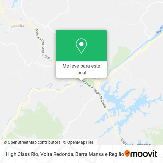 High Class Rio mapa