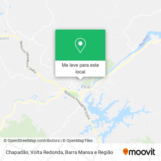 Chapadão mapa