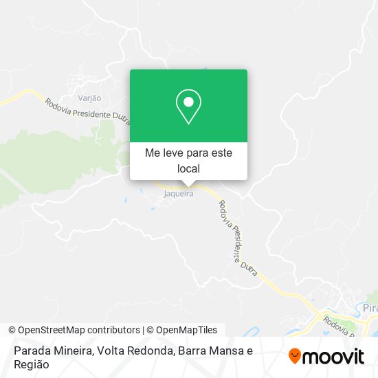 Parada Mineira mapa