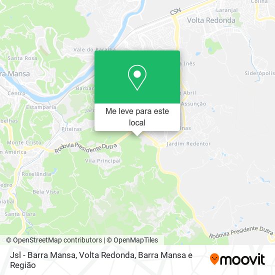 Jsl - Barra Mansa mapa