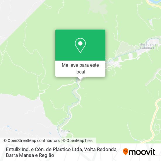 Entulix Ind. e Côn. de Plastico Ltda mapa