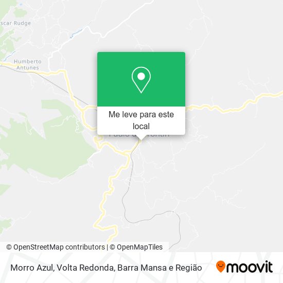 Morro Azul mapa