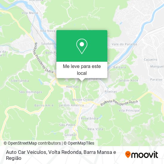 Auto Car Veículos mapa