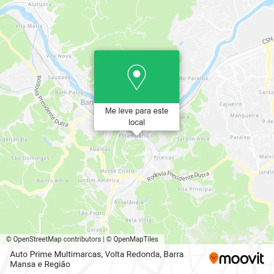 Auto Prime Multimarcas mapa