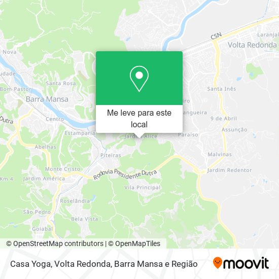 Casa Yoga mapa