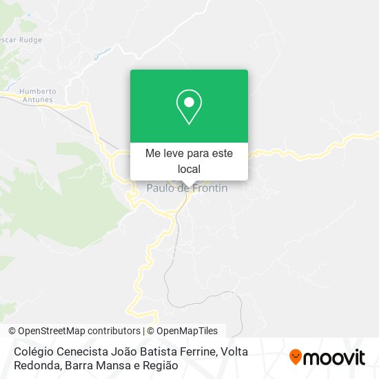 Colégio Cenecista João Batista Ferrine mapa