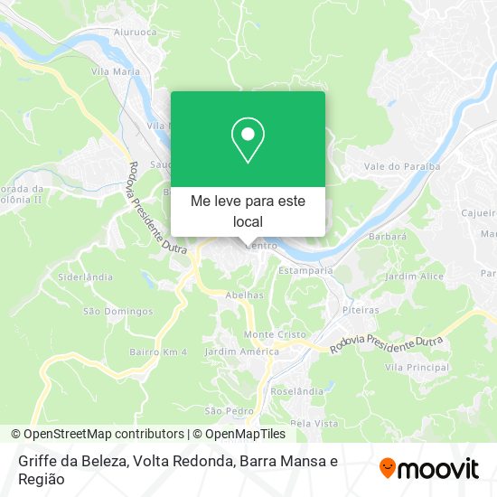 Griffe da Beleza mapa