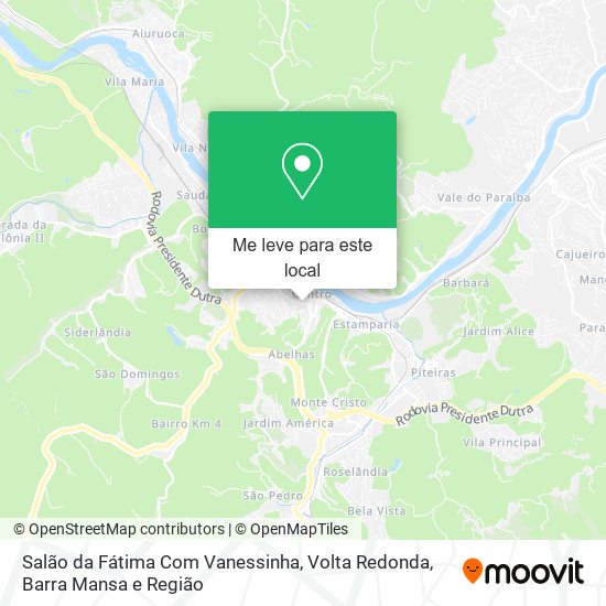 Salão da Fátima Com Vanessinha mapa