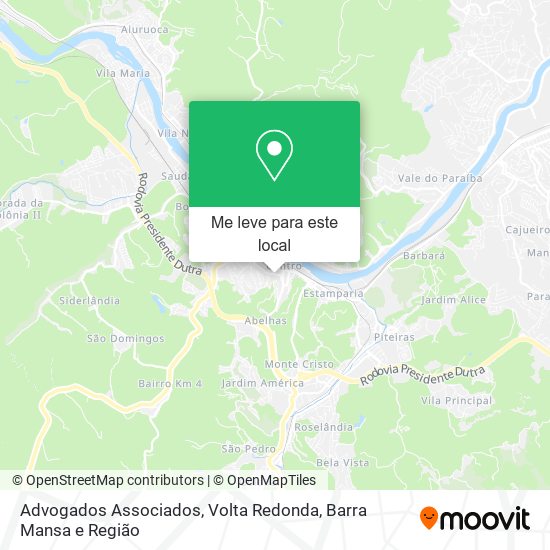 Advogados Associados mapa
